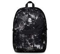 Invicta Zaino Carlson Fantasy Americano Casual - Nero - Tasca porta pc - Scuola & Tempo Libero