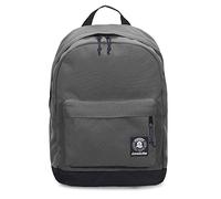 Invicta Zaino Carlson, Tasca Porta Pc, Scuola e Tempo Libero, Water Resistant, Monoscomparto, Tinta Unita, Grigio (Steel Grey)