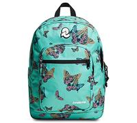 Invicta Zaino Jelek, 38 Lt, Tasca Porta Pc, Multicolore, Doppio Scomparto, Scuola e Tempo Libero, Water Resistant, Tasca Porta Borraccia, Multicolore (Multicolor)