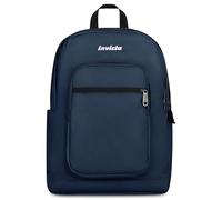 Invicta Zaino Jelek Plain, Blu, 34 L, Doppio Scomparto, Doppia tasca frontale, Tasca interna con organizer, Tasca porta pc o tablet, Tasca portaborraccia, Scuola media e superiore, Ragazza, Ragazzo
