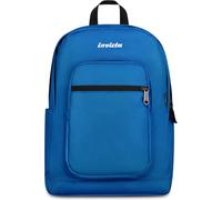 Invicta Zaino Jelek Plain, Blu, 34 L, Doppio Scomparto, Doppia tasca frontale, Tasca interna con organizer, Tasca porta pc o tablet, Tasca portaborraccia, Scuola media e superiore, Ragazza, Ragazzo