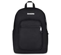 Invicta Zaino Jelek Plain, Nero, 34 L, Doppio Scomparto, Doppia tasca frontale, Tasca interna con organizer, Tasca porta pc o tablet, Tasca portaborraccia, Scuola media e superiore, Ragazza, Ragazzo