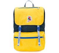 Invicta Zaino Jolly Vintage, Giallo/Blu, Tasca Porta Pc 13'', Viaggio y Tempo Libero, 18 Lt, Per Uomo Donna