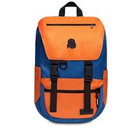 Invicta Zaino Ufficio Jolly X, Blu Arancione, Icon, Zaino con Tasca Porta PC Portatile 15.6'' e Tasca Porta Borraccia, Zaino Viaggio, Lavoro, 27 L, per Uomo Donna