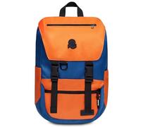 Invicta Zaino Ufficio Jolly X, Blu Arancione, Icon, Zaino con Tasca Porta PC Portatile 15.6'' e Tasca Porta Borraccia, Zaino Viaggio, Lavoro, 27 L, per Uomo Donna