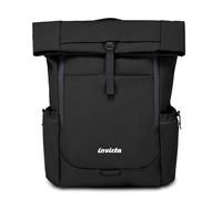 Invicta Zaino Lavoro Invict-Act Fold, Nero, Monoscomparto Con Tasca PC 15,6", Tasca Borraccia e Fondo Rinforzato, Zaino Capiente 32 L Per Ufficio e Università, Per Uomo e Donna