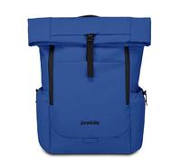 Invicta Zaino Lavoro Invict-Act Fold, Blu, Monoscomparto Con Tasca PC 15,6", Tasca Borraccia e Fondo Rinforzato, Zaino Capiente 32 L Per Ufficio e Università, Per Uomo e Donna