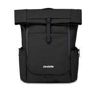 Invicta Zaino lavoro Act Fold – Nero, 32 L, tasca PC 15,6" , tasca borraccia, fondo rinforzato