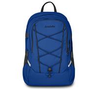 Invicta Zaino Lavoro Invict-Act Plus, Blu, Doppio Scomparto Con Tasca PC 14", Tasca Borraccia e Fondo Rinforzato, Zaino Capiente e Versatile da 29 L Per Ufficio e Università, Per Uomo e Donna