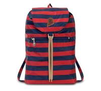 Invicta Zaino Minisac Heritage, Bicolore Blu/Rosso, Richiudibile e Tascabile, Viaggio e Tempo Libero, Zainetto Uomo Donna a Righe, Packable