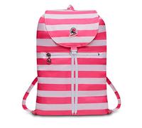 INVICTA Zaino, MINISAC NEXT, Richiudibile e Tascabile, Viaggio & Tempo Libero, Zainetto Uomo Donna a Righe, ICONA, PACKABLE