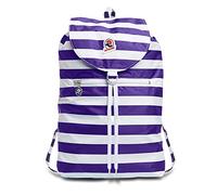 Invicta Zaino Minisac Next, Viola, Richiudibile e Tascabile, Viaggio y Tempo Libero, Zainetto Uomo Donna a Righe, Packable