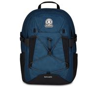 Invicta Zaino Scuola Doppio Scomparto Moab Solid, Blu, Tasca Porta Borraccia, Tasca per PC 15,6", Maxi Capienza,Tasca Interna Attrezzata, Zaino Scuola e Viaggio, Ragazzo e Ragazza