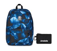 Invicta Zaino Monoscomparto Ollie Fantasy, Blu, Tasca Porta Borraccia, Tasca per