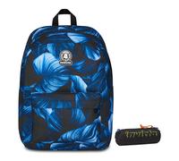Invicta Zaino Monoscomparto Ollie Fantasy, Blu, Tasca Porta Borraccia, Tasca per