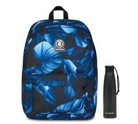 Invicta Zaino Monoscomparto Ollie Fantasy, Blu, Tasca Porta Borraccia, Tasca per