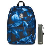 Invicta Zaino Monoscomparto Ollie Fantasy, Blu, Tasca Porta Borraccia, Tasca per
