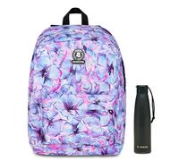 Invicta Zaino Monoscomparto Ollie Fantasy, Lilla, Tasca Porta Borraccia, Tasca p