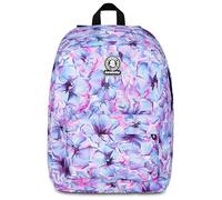 Invicta Zaino Monoscomparto Ollie Fantasy, Lilla, Tasca Porta Borraccia, Tasca per PC 14", Zaino Scuola, Bambina e Ragazza