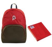 Invicta Zaino Orik, Studio Lavoro e Tempo Libero, Rosso e Marrone + Copertina