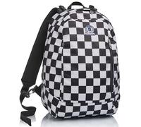 Invicta Zaino Invicta Reversibile Invicta, Twist Eco, Material, Nero, 2 in 1 in Fantasia e Tinta Unita, Scuola y Tempo Libero
