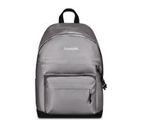Invicta Zaino Scuola American Metallic, Grigio, Zaino Mono Scomparto con Tasca Porta PC 13'', 23 L, Zaino Scuola Superiore, Università e Tempo Libero, Per Ragazza e Ragazzo