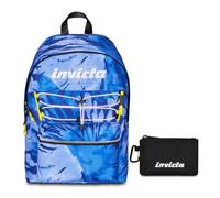Invicta Zaino Scuola Americano Fantasy, Blu, Zaino Mono Scomparto Con Tasca Port