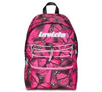 Invicta Zaino Scuola Americano Fantasy, Viola, Mono Scomparto Con Tasca Porta PC o Tablet, Superiori, Università e Viaggio, Ragazza Donna, Inserti Riflettenti