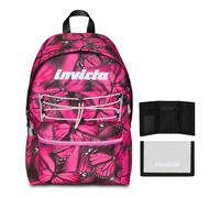 Invicta Zaino Scuola Americano Fantasy, Viola, Zaino Mono Scomparto Con Tasca Po
