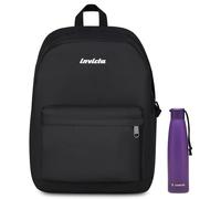 Invicta Zaino Scuola Carlson, Nero, Mono Scomparto Con Tasca per PC e Tasca per