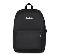 Invicta Zaino Scuola Carlson, Nero, Mono Scomparto Con Tasca per PC e Tasca per Borraccia, 24 lt, Scuola Media e Superiore, Zaino Ragazza