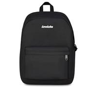 Invicta Zaino Scuola Carlson Plain, Nero, 24 L, Monoscomparto, Tasca interna con zip, Tasche laterali portaborraccia, Scomparto porta pc ablet, Scuola media e superiore, Ragazzo, Ragazza