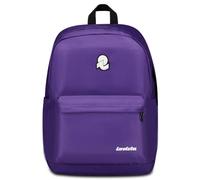 Invicta Zaino Scuola Carlson Plain Viola - Mono Scomparto Con Tasca Porta PC/Tablet e Borraccia - Per Superiori, Università e Viaggio - Ragazza/Donna
