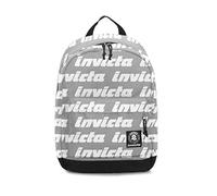 Invicta Zaino Scuola, Carlson Pro Lettering, Grigio, Tasca Porta Pc