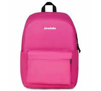 Invicta Zaino Scuola Carlson – Mono scomparto con tasca per PC e per borraccia, 24 lt, Rosa
