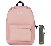 Invicta Zaino Scuola Carlson, Rosa Scintillante, Mono Scomparto Con Tasca per PC