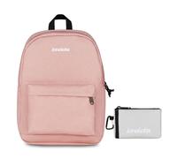 Invicta Zaino Scuola Carlson, Rosa Scintillante, Mono Scomparto Con Tasca per PC