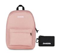 Invicta Zaino Scuola Carlson, Rosa Scintillante, Mono Scomparto Con Tasca per PC