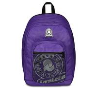 Invicta Zaino Scuola Dial Full Space Solid, Viola, Doppio Scomparto Con Fascia Estensibile, Tasca Porta PC e Borraccia, Organizer, Zaino Viaggio