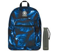 Invicta Zaino Scuola Doppio Scomparto Dial Fantasy, Blu, Tasca Porta Borraccia,