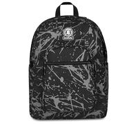 Invicta Zaino Scuola Doppio Scomparto Dial Fantasy, Grigio, Tasca Porta Borraccia, Tasca per PC 14", Maxi Capienza, Zaino Scuola, Bambino e Ragazzo