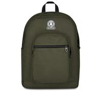Invicta Zaino Scuola Doppio Scomparto Dial Solid, Verde, Tasca Porta Borraccia, Tasca per PC 14", Maxi Capienza, Zaino Scuola, Ragazzo e Ragazza