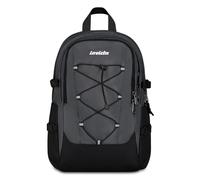 Invicta Zaino Scuola Invict-Act Plus, Grigio, Doppio Scomparto Con Tasca per PC e Tasca per Borraccia, 29 lt, Scuola Media e Superiore, Zaino Ragazza, Ragazzo