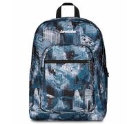 Invicta Zaino Scuola Jelek, Blu, Doppio Scomparto Con Tasca per PC e Tasca per Borraccia, 34 lt, Scuola Media e Superiore, Zaino Ragazzo