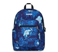 Invicta Zaino Scuola Jelek, Blu, Doppio Scomparto Con Tasca per PC e Tasca per Borraccia, 34 lt, Scuola Media e Superiore, Zaino Ragazza
