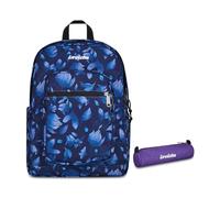 Invicta Zaino Scuola Jelek Fantasy, Blu, 34 L, Doppio Scomparto, Ragazzo, Ragazza + Portapenne Scuola Loop Shine, Viola, Effetto brillantini, Shiny, Scuola media e superiore
