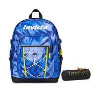 Invicta Zaino Scuola Jelek Fantasy , Blu, Zaino Doppio Scomparto Super Capiente