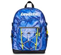 Invicta Zaino Scuola Jelek Fantasy, Blu, Doppio Scomparto Super Capiente Con Tasca Porta PC o Tablet, Tasca Porta Borraccia e Tasca Con Organizer