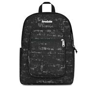 Invicta Zaino Scuola Jelek Fantasy, Nero, 34 L, Doppio Scomparto, Tasche multiuso, Tasca interna con organizer, Scomparto porta pc, Tasca portaborraccia, Scuola media e superiore, Ragazzo, Ragazza