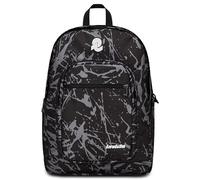 Invicta Zaino Scuola Jelek Fantasy, Nero, Doppio Scomparto Super Capiente Con Tasca Porta PC o Tablet, Porta Borraccia e Con Organizer, Medie Superiori e Viaggio, Ragazzo